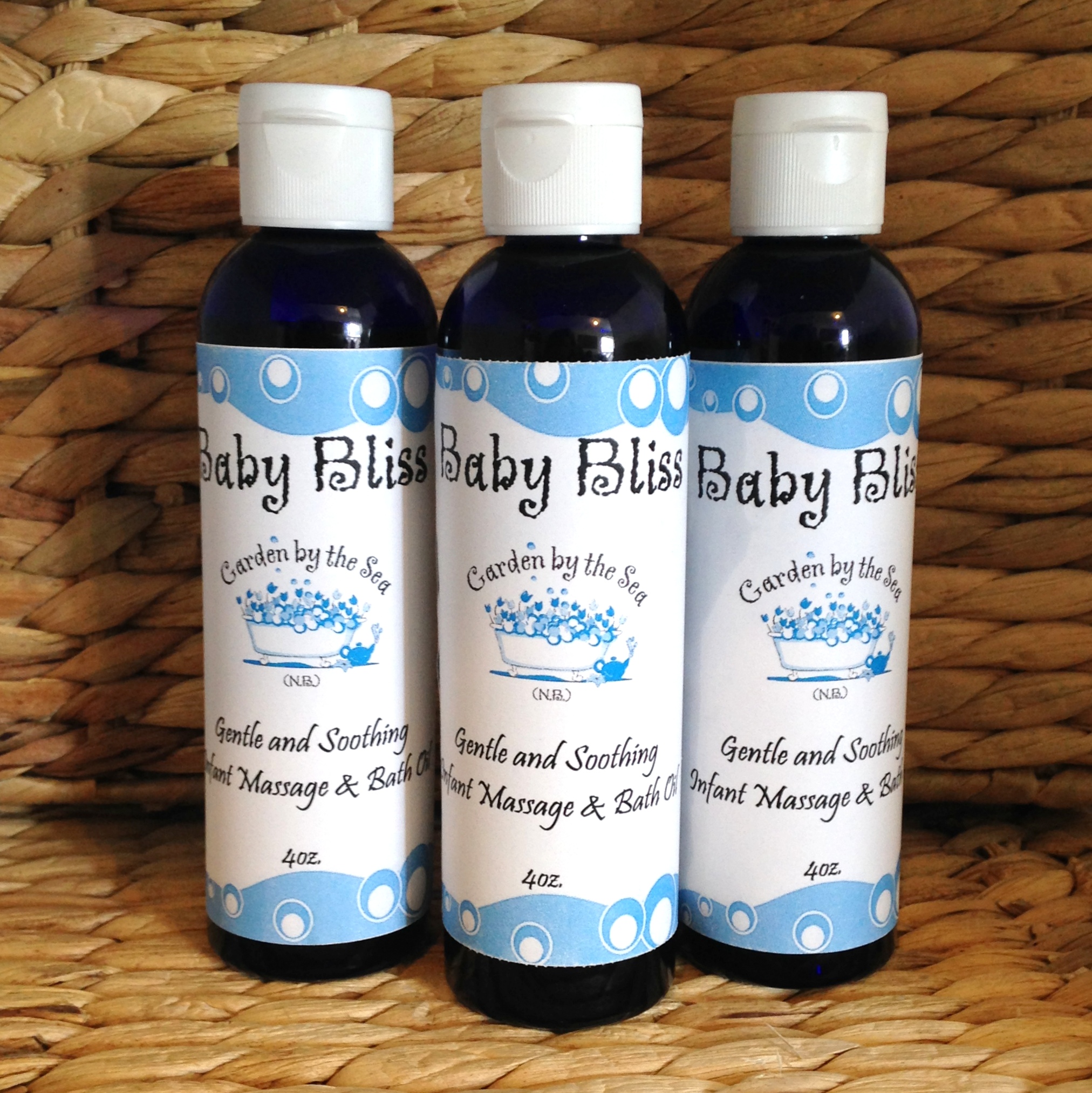 "Baby Bliss" Lavender Bath & Massage Oil Garden By The Sea