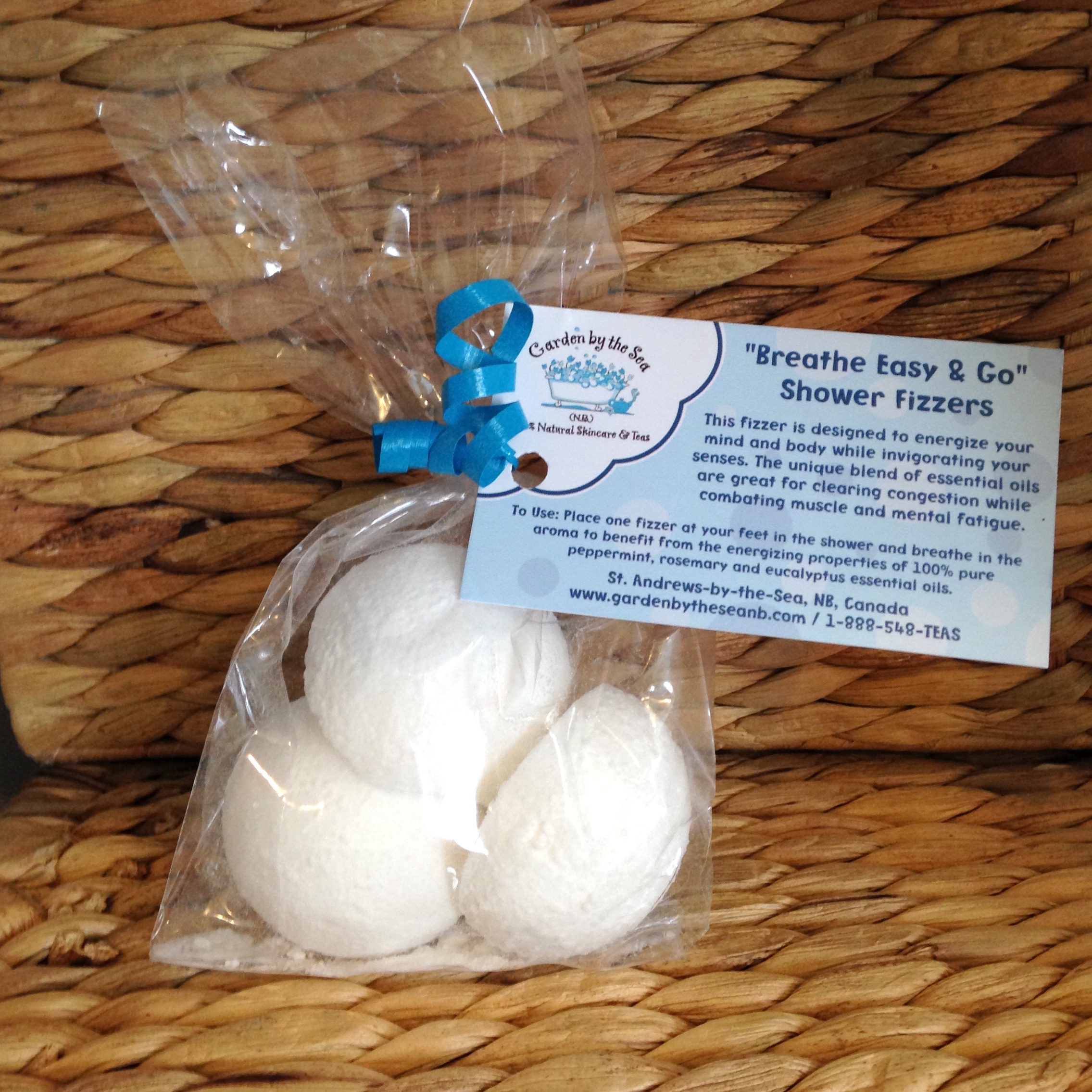 "Breathe Easy & Go!" Shower Fizzers Garden By The Sea